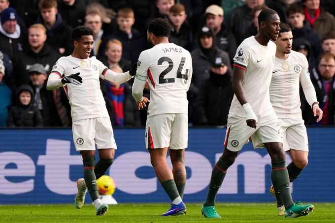 Chelsea của HLV Liam Rosenior vừa vùi dập Crystal Palace với tỉ số 3-1.