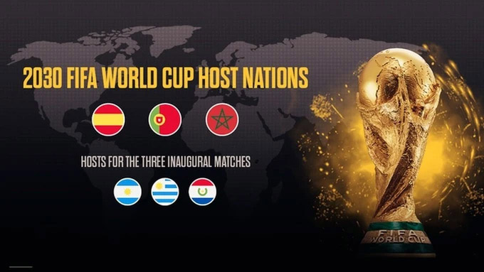 Tây Ban Nha sẽ là quốc gia tổ chức trận chung kết World Cup 2030