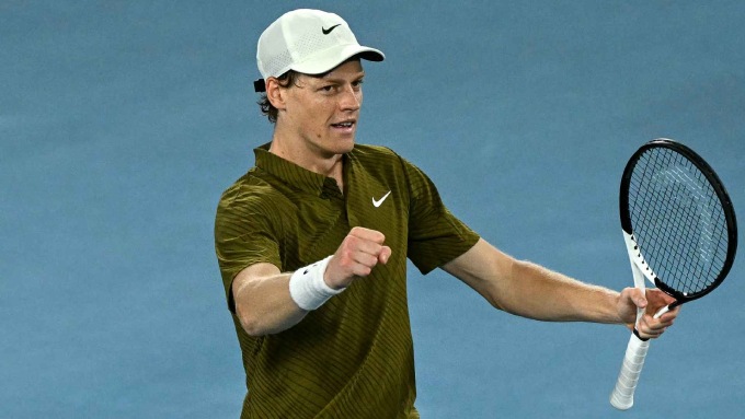 Sinner tiếp tục hành trình bảo vệ ngôi vương