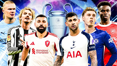  Champions League nằm dưới chân người Anh