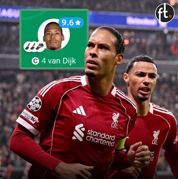 Anh được chấm điểm rất cao sau trận