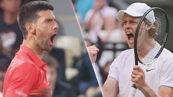 Djokovic và Sinner gặp nhau ở bán kết