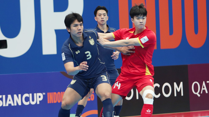  Tường thuật ĐT futsal Thái Lan 1-0 ĐT futsal Việt Nam