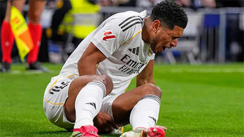  Jude Bellingham nghỉ thi đấu 1 tháng vì chấn thương