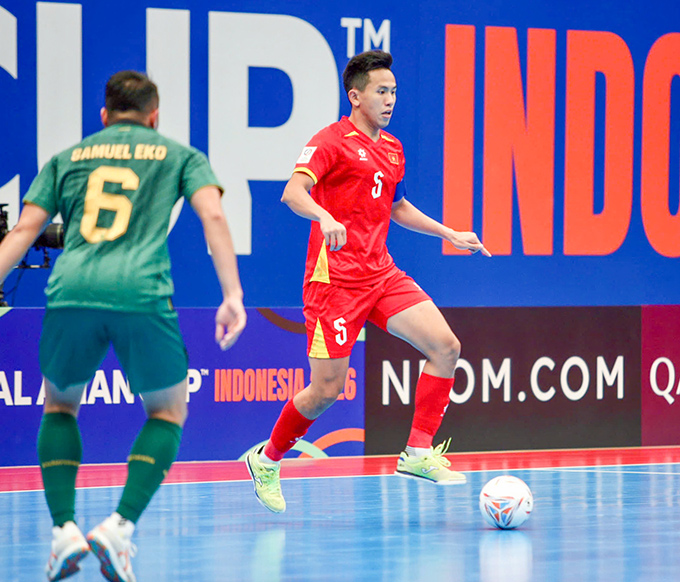 Futsal Việt Nam chia tay Futsal châu Á ở vòng 8 đội mạnh nhất - Ảnh: Phan Hồng 