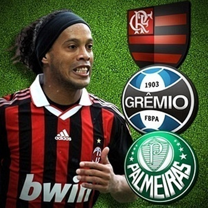 3 ông lớn Brazil đua tranh quyết liệt để có Ronaldinho