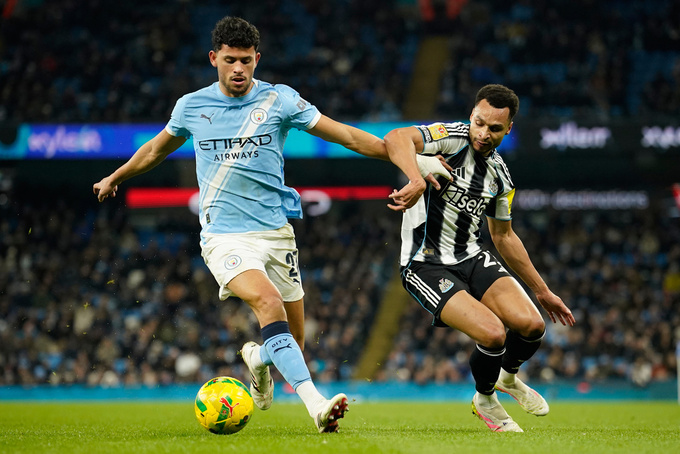 Các phương án B của Man City đều chơi tốt trước Newcastle