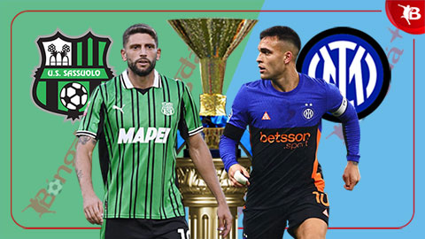  Nhận định bóng đá Sassuolo vs Inter Milan, 00h00 ngày 9/2: Thiên đường thứ 8
