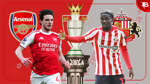 Trực tiếp Arsenal vs Sunderland, 22h00 ngày 7/2