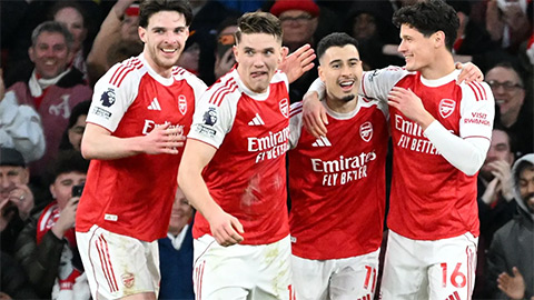  Bỏ xa phần còn lại, Arsenal bứt tốc mạnh nhất kể từ mùa giải Invincibles