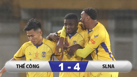  Kết quả Thể Công Viettel 1-4 Sông Lam Nghệ An: Cú sốc ở Hàng Đẫy