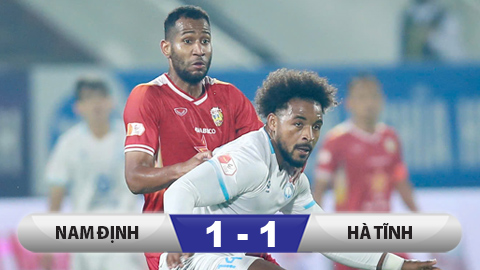  Kết quả Nam Định 1-1 Hà Tĩnh: Xuân Son tịt ngòi, nhà vua lại ngậm ngùi