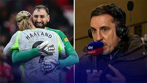  Neville chỉ ra 3 điểm khác biệt có thể giúp Man City ngược dòng trước Arsenal