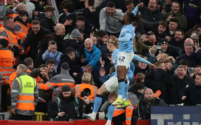 Man City không còn ngán Anfield nữa