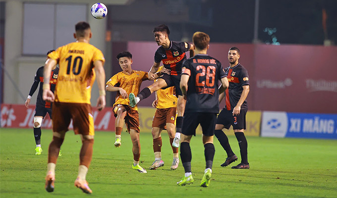 Ninh Bình vừa để thua 2 trận liên tiếp ở V.League 2025/26 - Ảnh: Đức Cường 