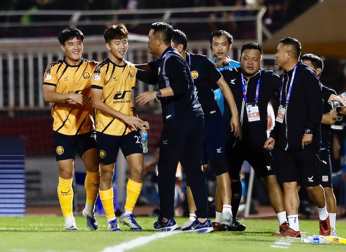 Thanh Hoá vừa có trận thắng ấn tượng trước CA TP.HCM ở vòng 13. Ảnh: Anh Khoa 