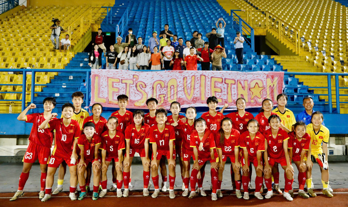 U17 nữ Việt Nam đã giành vé tham dự VCK U17 châu Á 2026