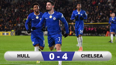  Kết quả Hull 0-4 Chelsea: The Blues thị uy sức mạnh