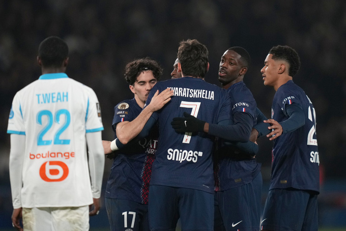 PSG vui chưa lâu sau màn vùi dập Marseille 5-0...