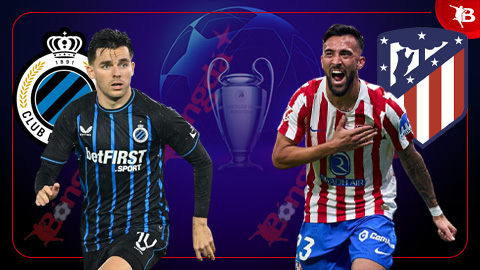  Nhận định bóng đá Club Brugge vs Atletico, 03h00 ngày 19/2: Atletico thắng nhọc