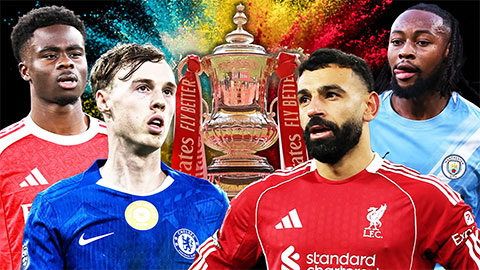  Bốc thăm vòng 5 Cúp FA: Arsenal dễ thở, Man City gặp khó