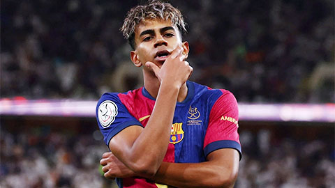  Lamine Yamal đạt cột mốc mà chưa cầu thủ nào làm được