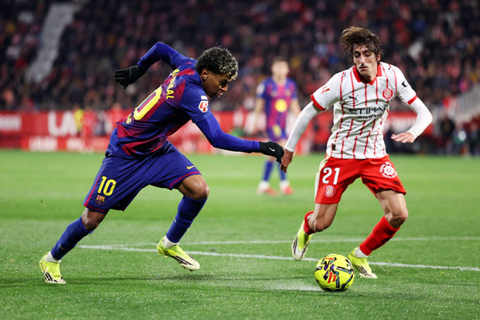 Yamal thi đấu đầy nỗ lực ở trận gặp Girona