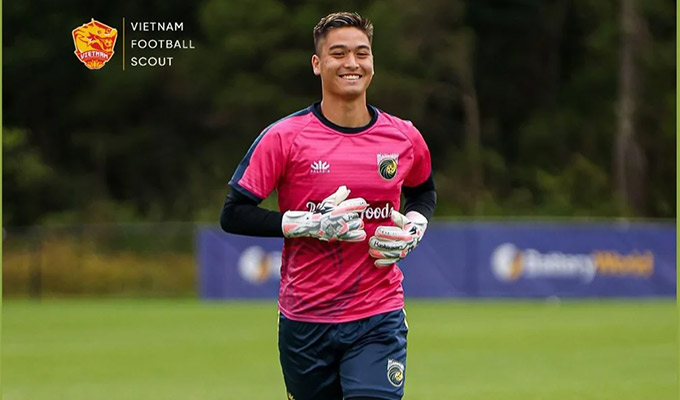 Lawrence Caruso sinh năm 2004, cao 1m84 được kỳ vọng là tân binh chất lượng của Thể Công Viettel - Ảnh: Viet Nam Football Scout