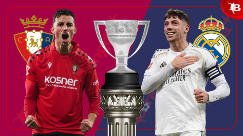  Nhận định bóng đá Osasuna vs Real Madrid, 00h30 ngày 22/2: Real Madrid quyết giữ ngôi đầu