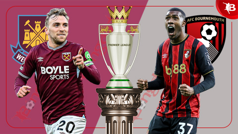  Nhận định bóng đá West Ham vs Bournemouth, 00h30 ngày 22/2: Bất phân thắng bại!