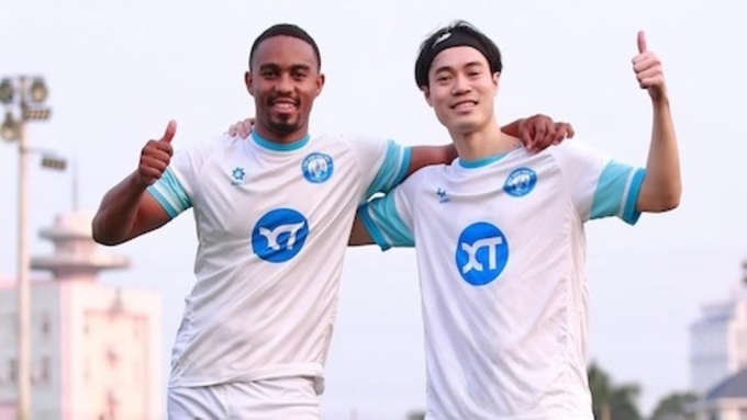 Văn Toàn đã tập luyện trở lại cùng các đồng đội ở Nam Định.