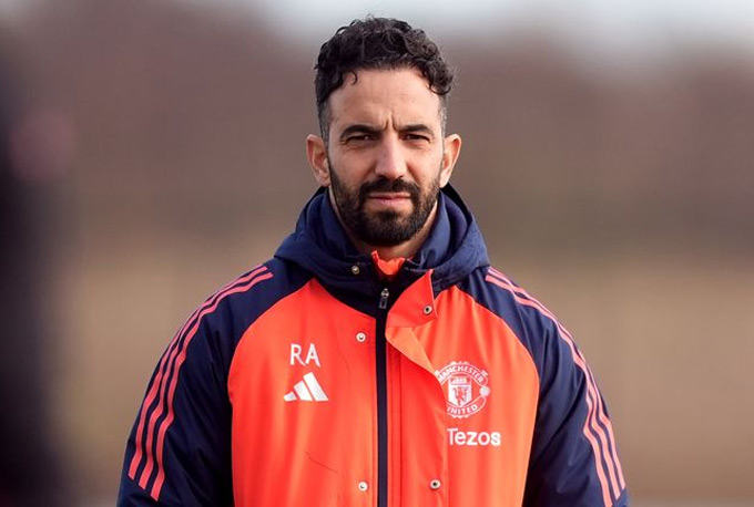 Ruben Amorim khi còn dẫn dắt MU