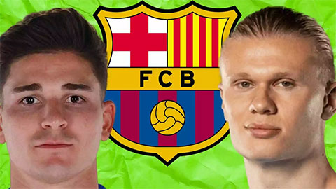  Barca sẵn sàng kích nổ 'bom tấn' Haaland hoặc Alvarez hè này