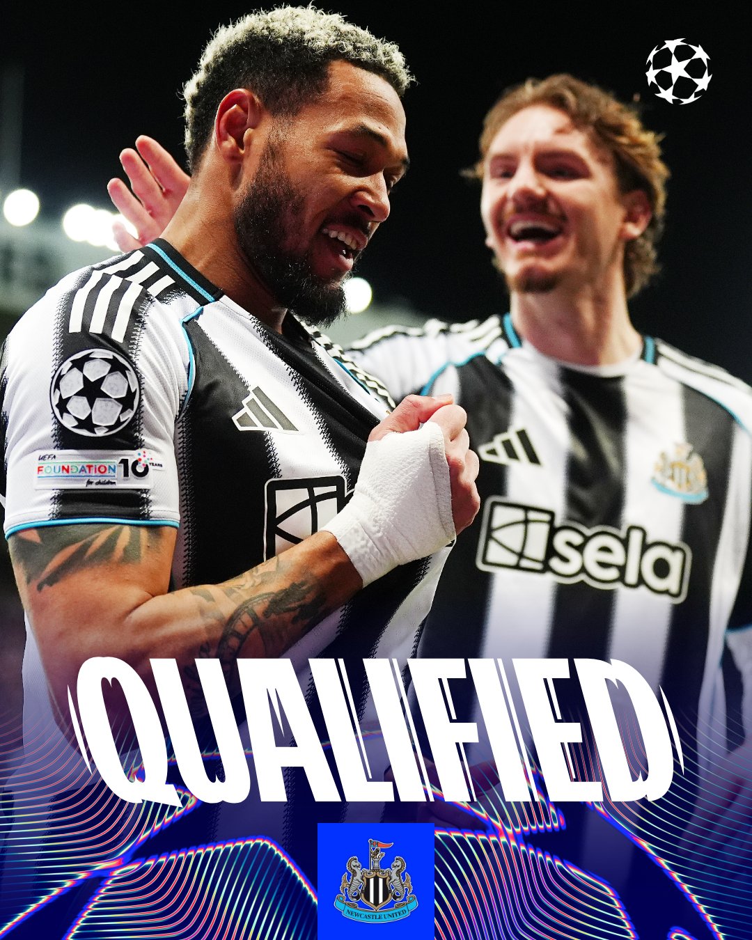 Newcastle có vé vào chơi vòng 1/8 Champions League