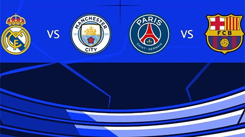  Bốc thăm vòng 1/8 Champions League: Real Madrid đối đầu Man City, PSG gặp Barca?
