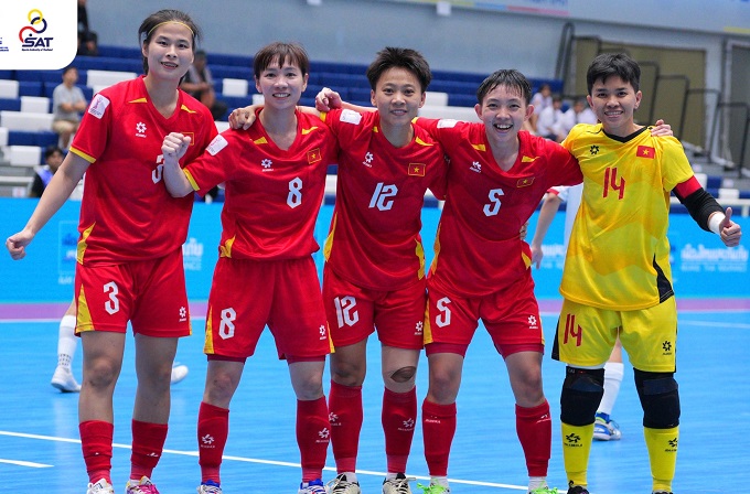 ĐT futsal nữ Việt Nam tự tin sẽ giành chiến thắng 