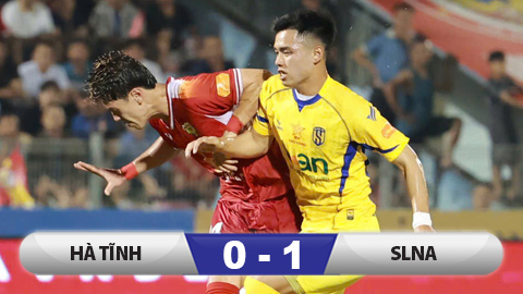  Kết quả Hà Tĩnh 0–1 SLNA: 3 điểm quý giá của đội bóng xứ Nghệ!
