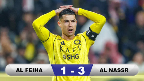  Kết quả Al Feiha 1-3 Al Nassr: Chiếm lại ngôi đầu