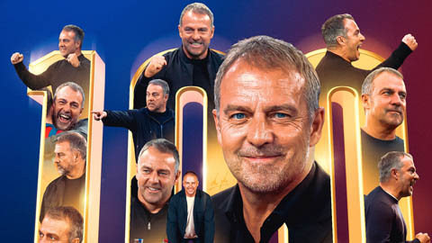  Flick đứng đâu trong số HLV chạm mốc 100 trận dẫn dắt Barca?