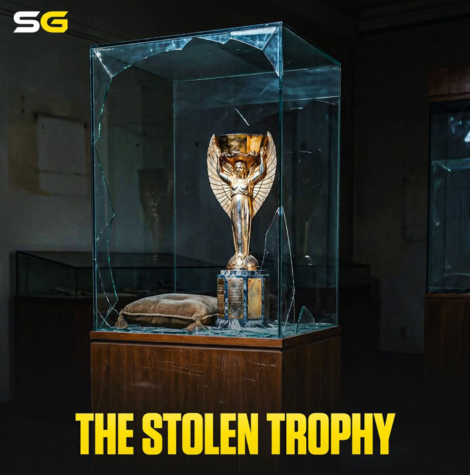 Chiếc cúp bị trộm tại Brazil vào năm 1983