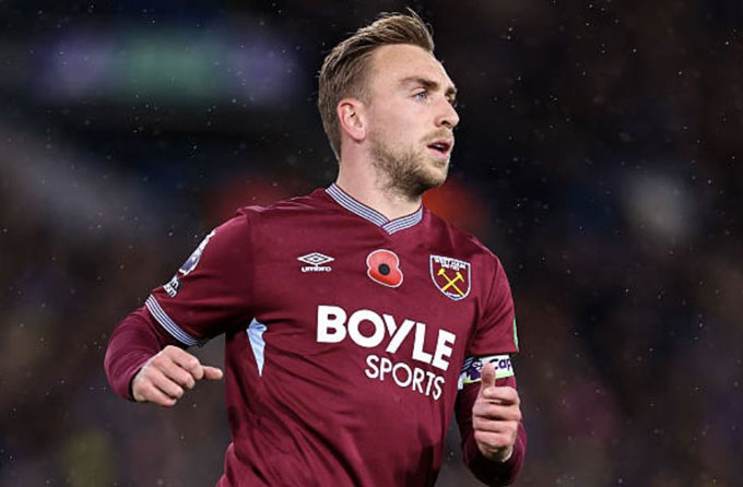Jarrod Bowen trong màu áo West Ham 
