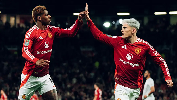 Rashford và Garnacho, những cầu thủ chạy cánh trái đã đào tẩu khỏi MU