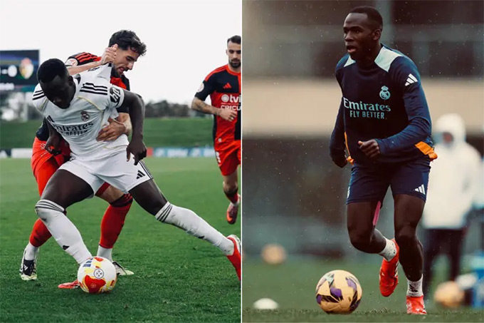 Lamini Fati đã được đôn lên tập luyện cùng đội một Real Madrid