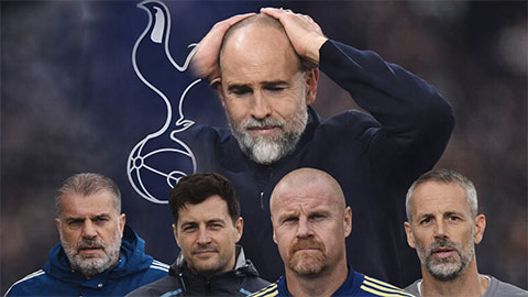  4 HLV mà Tottenham có thể bổ nhiệm ngay để thay Tudor