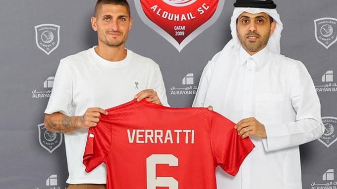 Verratti đang thuộc biên chế CLB Al Duhail của Qatar