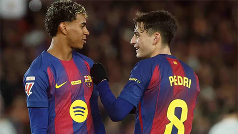  Pedri - Lamine Yamal: Cặp thiên tài giữ Barca trên đỉnh La Liga