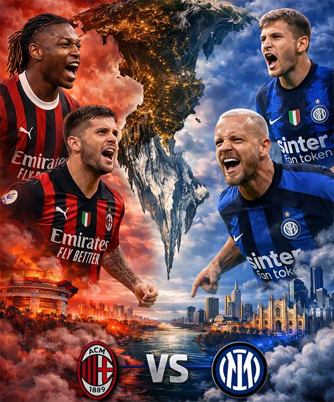 Màn so T giữa Milan và Inter luôn thu hút được rất nhiều sự chú ý