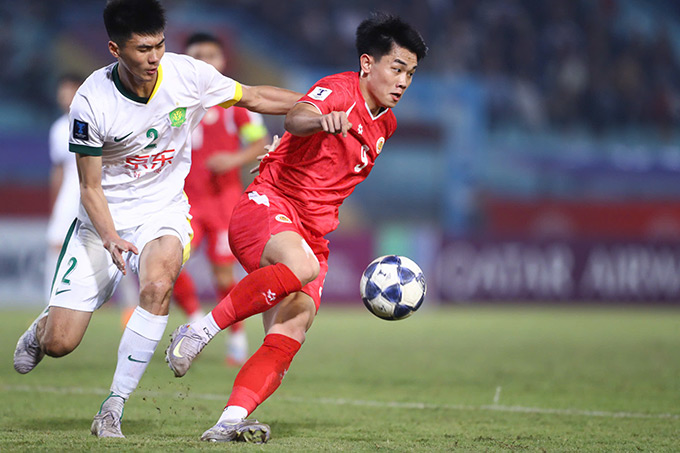 Đình Bắc đang rất muốn giải cơn khát bàn thắng ở sân chơi quốc nội trong trận gặp CLB Hà Nội - Ảnh: Đức Cường 