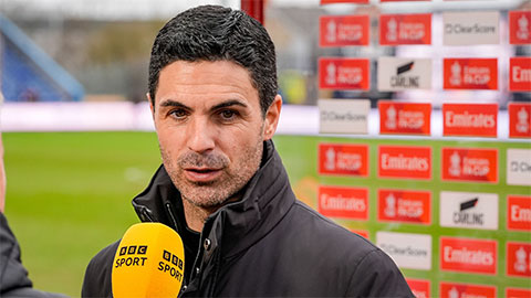  Arteta tiết lộ sốc về chiến thuật của Arsenal ở trận thắng Mansfield