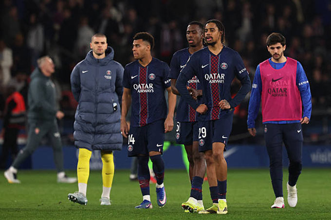 Các cầu thủ PSG tỏ ra mệt mỏi trong những trận gần đây